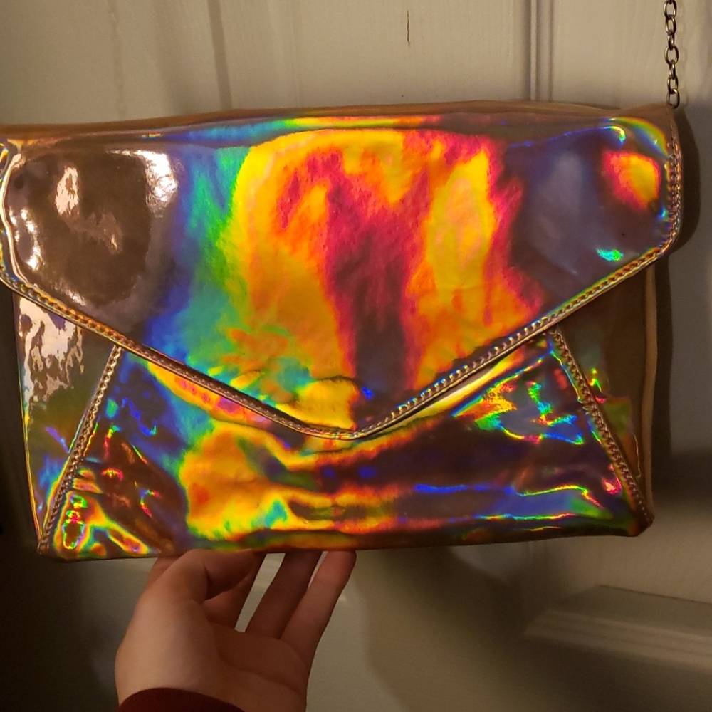 Polyurethane Crossbody/Clutch - Picture 3 of 8
